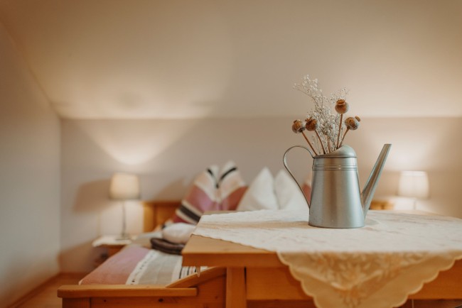 Detailaufnahme Appartement Schlafzimmer